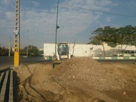 عملیات اصلاح هندسی تقاطع بلوار راغب و مطهری شرقی اجرایی گردید