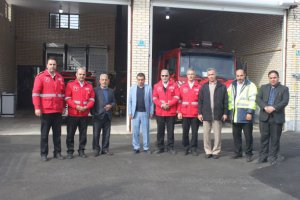 گزارش تصویری افتتاح ایستگاه آتش نشانی مهر آذین 