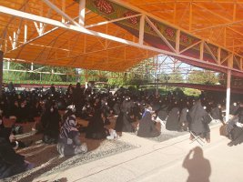 برگزاری مراسم عزاداری سید وسرور شهیدان حضرت اباعبدالله الحسین(ع) در بوستان مادر