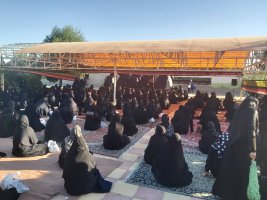 برگزاری مراسم عزاداری سید وسرور شهیدان حضرت اباعبدالله الحسین(ع) در بوستان مادر