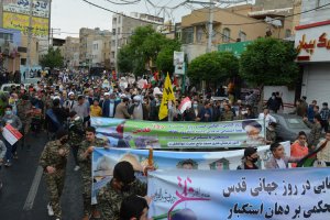 مراسم راهپیمایی روز جهانی قدس با شکوه و عظمت ستودنی در ملارد برگزار شد.