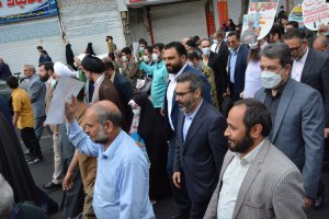 مراسم راهپیمایی روز جهانی قدس با شکوه و عظمت ستودنی در ملارد برگزار شد.