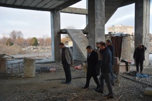 بازدید میدانی شهردار ملارد از روند پیشرفت پروژه خانه فرهنگ بانوان شهر ملارد 