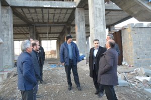 بازدید میدانی شهردار ملارد از روند پیشرفت پروژه خانه فرهنگ بانوان شهر ملارد 