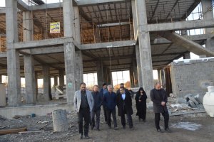 بازدید میدانی شهردار ملارد از روند پیشرفت پروژه خانه فرهنگ بانوان شهر ملارد 
