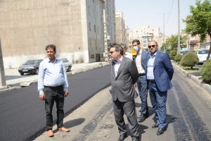 بازدید بهمنی شهردار ملارد از پروژه های سطح شهر