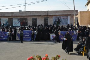 با حضور سردار ذوالقدر فرمانده سپاه سیدالشهدا، تجمع حماسی یاران سلیمانی در ملارد برگزار گردید 