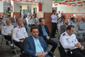 آیین تجلیل از مردان حماسه و آتش با حضور مدیریت شهری شهر ملارد 