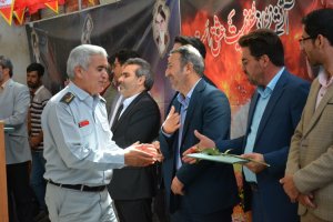 آیین تجلیل از مردان حماسه و آتش با حضور مدیریت شهری شهر ملارد 