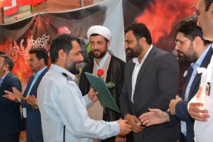 آیین تجلیل از مردان حماسه و آتش با حضور مدیریت شهری شهر ملارد 