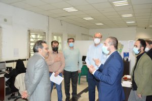 بازدید بهمنی شهردار ملارد از واحد ممیزی شهرداری ملارد 