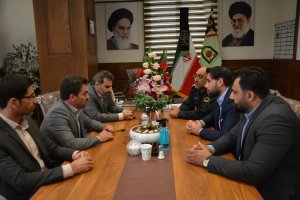 دیداربهمنی شهردار ملارد و طباطبایی ریاست واعضای شورای اسلامی شهر ملارد با فرماندهی نیروی انتظامی شهرستان ملارد