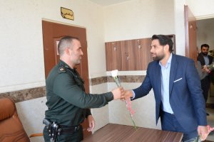 دیداربهمنی شهردار ملارد و طباطبایی ریاست واعضای شورای اسلامی شهر ملارد با فرماندهی نیروی انتظامی شهرستان ملارد