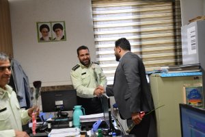 دیداربهمنی شهردار ملارد و طباطبایی ریاست واعضای شورای اسلامی شهر ملارد با فرماندهی نیروی انتظامی شهرستان ملارد