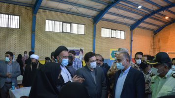 افتتاح مرکز واکسیناسیون گلزار شهدای شهر ملارد 