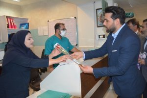 دیدار بهمنی شهردار ملارد با پرستاران بیمارستان شهدای سلامت ملارد 
