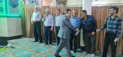 مدیریت شهری شهر ملارد در مسجد صاحب الزمان (عج) شهر ملارد