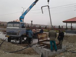 گوشه ای از اقدامات سازمان سیما،منظر و فضای سبز شهری ملارد