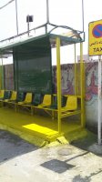 ساماندهی و رنگ آمیزی ایستگاه های وسائل نقلیه عمومی 