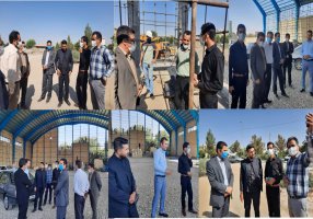 بازدید ریاست و اعضای شورای اسلامی و مهندس ابراری از پروژه های سطح شهر