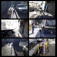 نظافت باکس های زباله و نهرها درسطح شهر