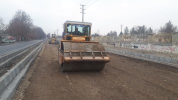 اجرای عملیات زیرسازی بلوار طبیعت خوشنام