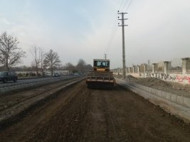 اجرای عملیات زیرسازی بلوار طبیعت خوشنام