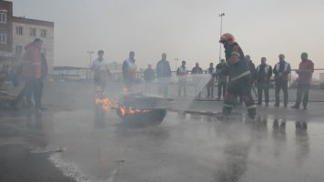 برگزاری مانور زلزله به مناسبت روز ایمنی در برابر زلزله و کاهش اثرات بلایای طبیعی