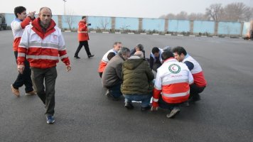 برگزاری مانور زلزله به مناسبت روز ایمنی در برابر زلزله و کاهش اثرات بلایای طبیعی