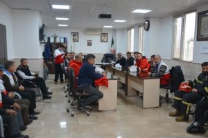 برگزاری مانور زلزله به مناسبت روز ایمنی در برابر زلزله و کاهش اثرات بلایای طبیعی