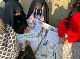 برپایی تجمع پرچمداران بصیرت در مصلی نمازجمعه شهر ملارد