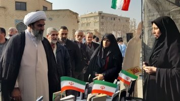 برپایی تجمع پرچمداران بصیرت در مصلی نمازجمعه شهر ملارد