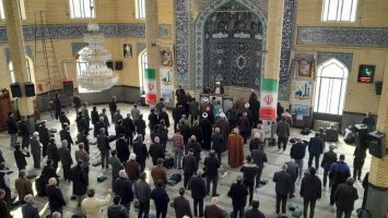 برپایی تجمع پرچمداران بصیرت در مصلی نمازجمعه شهر ملارد