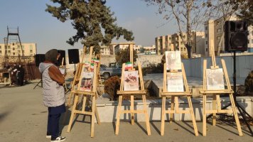 برپایی تجمع پرچمداران بصیرت در مصلی نمازجمعه شهر ملارد