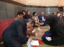 برگزاری میز خدمت به مناسبت دهه فجر در مصلای نمازجمعه شهر ملارد