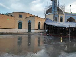 آتش نشانان شهر ملارد آماده به خدمت نمازگزاران در عید سعید فطر 
