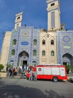 آماده باش و حضور آتش نشانان شهرستان ملارد جهت تامین ایمنی شهروندان گرامی شهرستان ملارد  در روز عید سعید فطر