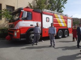 آماده باش و حضور آتش نشانان شهرستان ملارد جهت تامین ایمنی شهروندان گرامی شهرستان ملارد  در روز عید سعید فطر