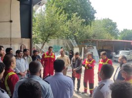 برگزاری دوره آموزشی کارکنان آتش نشانی شهرستان ملارد