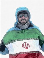 صعود غرور آفرین آقای وحید فیروزگاه و سرکار خانم فرهومند به قله کازبک در کشور گرجستان