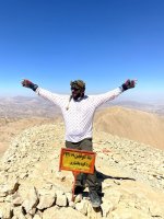 صعود به قله  4221 متری کلونچین زرد کوه بختیاری   