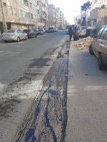 آسفالت و ترمیم نوارهای حفاری معابر سطح شهر از سوی شهرداری