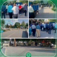 جمع آوری کهنه فروشان پارک امام خمینی تحت نظارت سازمان ساماندهی مشاغل شهری شهرداری ملارد