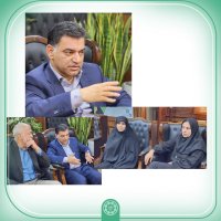 دیدار سرمربی تیم ملی فوتسال بانوان با مهندس محمدزاده پودینه، شهردار ملارد