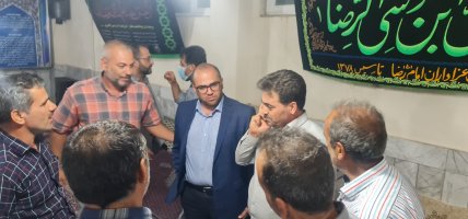 دیدار با نمازگزاران مسجد امام رضا (ع) ملارد