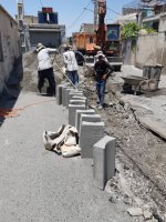 اجرای عملیات جدولگذاری معابر شهری