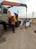 ایمن سازی جاده چیتگربعدازخیابان درختی اطراف کانال