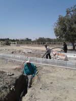 اجرای پروژه های عمرانی شبکه آبرسانی فضای سبز شهری توسط شهرداری ملارد