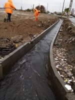 تلاش شبانه روزی پرسنل معاونت خدمات شهری و زیست محیطی شهرداری ملارد در رفع آب گرفتگی و مهار آبهای سطحی شهر ملارد