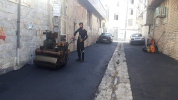 اجرای پروژه عمرانی زیرسازی و کفپوش خیابان ها توسط شهرداری ملارد